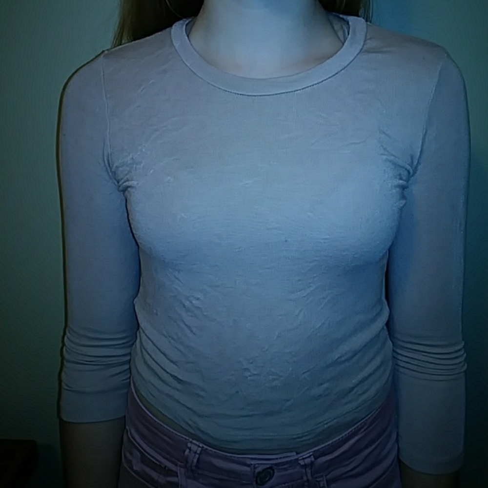 Light pink crop top